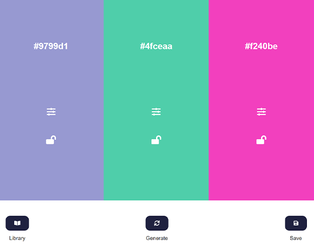 Palette Editor | Choose, edit and save your favourite color palettes